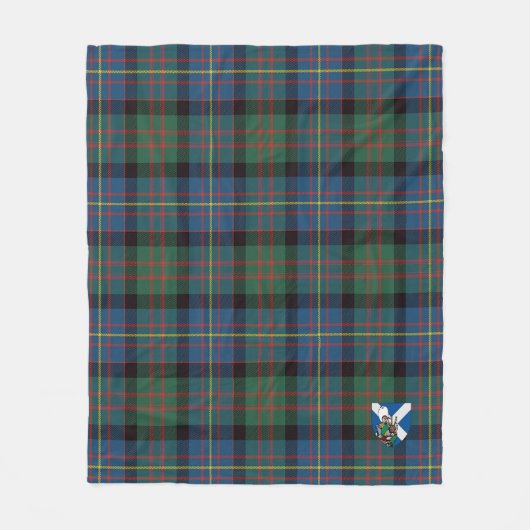 Couverture Polaire Scotts Cameron de Erracht Tartan Plaid (Devant)