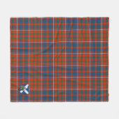 Couverture Polaire Scotts Cameron De Lochiel Ancien Tartan Plaid (Devant (Horizontal))