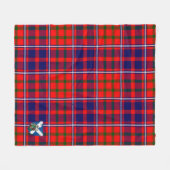 Couverture Polaire Scotts Cameron De Lochiel Moderne Tartan Plaid (Devant (Horizontal))