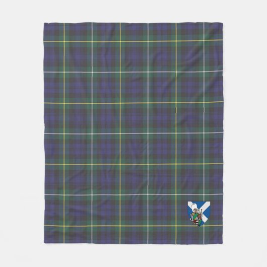 Couverture Polaire Scotts Campbell Argyll Tartan Plaid moderne (Devant)