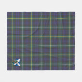 Couverture Polaire Scotts Campbell Argyll Tartan Plaid moderne (Devant (Horizontal))