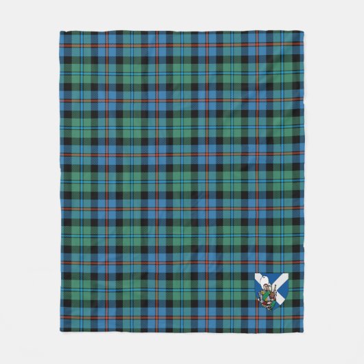 Couverture Polaire Scotts Campbell De Cawdor Ancien Tartan Plaid (Devant)