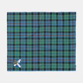 Couverture Polaire Scotts Campbell De Cawdor Ancien Tartan Plaid (Devant (Horizontal))