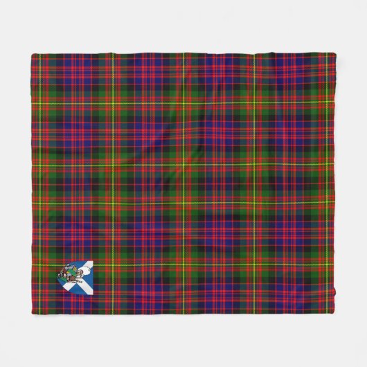 Couverture Polaire Scotts Carnegie Tartan Plaid Moderne (Devant (Horizontal))