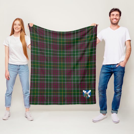 Couverture Polaire Scotts Carruthers Tartan Plaid (En situation)