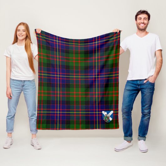 Couverture Polaire Scotts Chalmers Tartan Plaid (En situation)