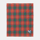 Couverture Polaire Scotts Chisholm Ancien Tartan Plaid (Devant)