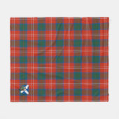 Couverture Polaire Scotts Chisholm Ancien Tartan Plaid (Devant (Horizontal))