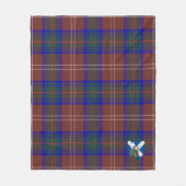 Couverture Polaire Scotts Chisholm Chasse Tartan moderne Plaid (Devant)