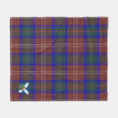 Couverture Polaire Scotts Chisholm Chasse Tartan moderne Plaid (Devant (Horizontal))