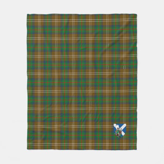 Couverture Polaire Scotts Chisholm Chasse Tartan Plaid (Devant)