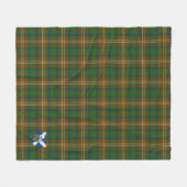 Couverture Polaire Scotts Chisholm Chasse Tartan Plaid (Devant (Horizontal))