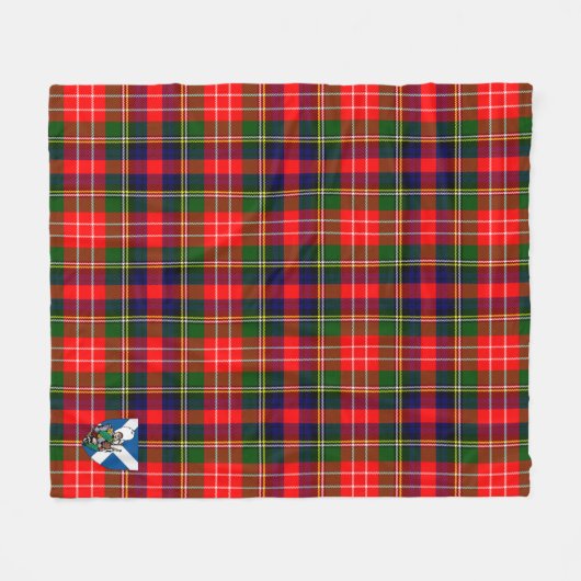 Couverture Polaire Scotts Christie Tartan Plaid (Devant (Horizontal))