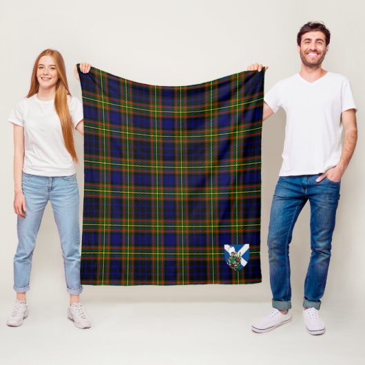Couverture Polaire Scotts Clelland Tartan Plaid (En situation)