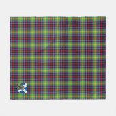 Couverture Polaire Scotts Clephane Tartan Plaid (Devant (Horizontal))