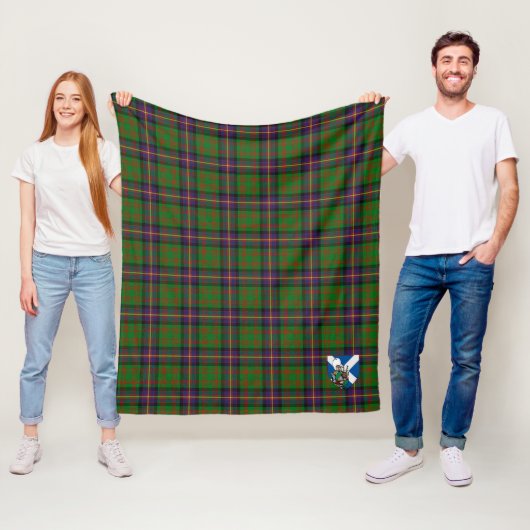 Couverture Polaire Scotts Cochrane Tartan Plaid (En situation)