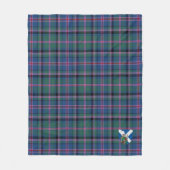 Couverture Polaire Scotts Cooper Ancien Tartan Plaid (Devant)