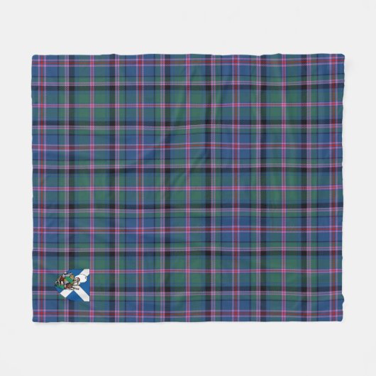 Couverture Polaire Scotts Cooper Ancien Tartan Plaid (Devant (Horizontal))