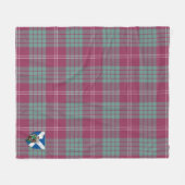 Couverture Polaire Scotts Crawford Ancien Tartan Plaid (Devant (Horizontal))