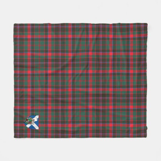 Couverture Polaire Scotts Cumming Chasse Ancien Tartan Plaid (Devant (Horizontal))