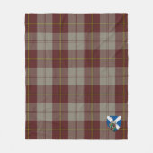 Couverture Polaire Scotts Cunningham Burgundy Dancers Tartan Plaid (Devant)