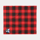 Couverture Polaire Scotts Cunningham Moderne Tartan Plaid (Devant (Horizontal))