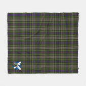 Couverture Polaire Scotts Davidson Tulloch robe Tartan Plaid (Devant (Horizontal))
