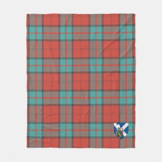 Couverture Polaire Scotts Dunbar Ancien Tartan Plaid (Devant)