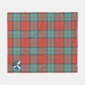 Couverture Polaire Scotts Dunbar Ancien Tartan Plaid (Devant (Horizontal))