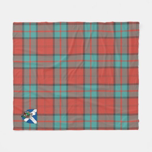 Couverture Polaire Scotts Dunbar Ancien Tartan Plaid (Devant (Horizontal))