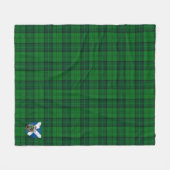 Couverture Polaire Scotts Dunbar Chasse Tartan Plaid (Devant (Horizontal))