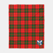 Couverture Polaire Scotts Dunbar moderne Tartan Plaid (Devant)
