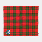 Couverture Polaire Scotts Dunbar moderne Tartan Plaid (Devant (Horizontal))