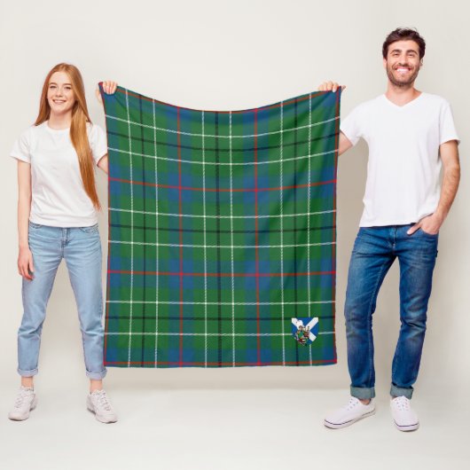 Couverture Polaire Scotts Duncan Ancient Tartan Plaid (En situation)