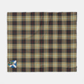 Couverture Polaire Scotts Dunlop Chasse Tartan Plaid (Devant (Horizontal))