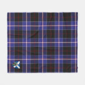 Couverture Polaire Scotts Dunlop Moderne Tartan Plaid (Devant (Horizontal))