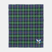 Couverture Polaire Scotts Farquharson Ancien Tartan Plaid (Devant)