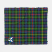 Couverture Polaire Scotts Farquharson moderne Tartan Plaid (Devant (Horizontal))