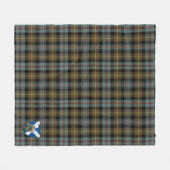 Couverture Polaire Scotts Farquharson Patiné Tartan Plaid (Devant (Horizontal))