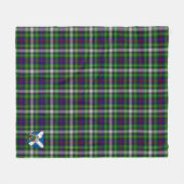 Couverture Polaire Scotts Farquharson Tartan Plaid (Devant (Horizontal))