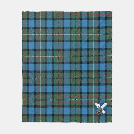 Couverture Polaire Scotts Ferguson Plaid Tartan Ancien (Devant)