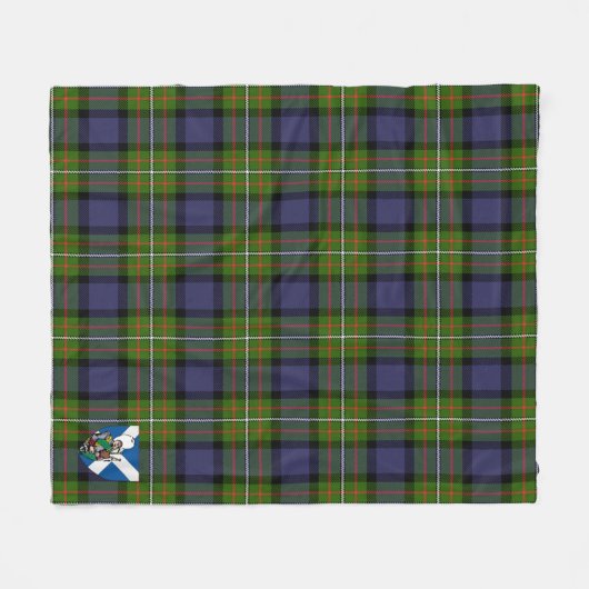 Couverture Polaire Scotts Ferguson Plaqué Tartan moderne (Devant (Horizontal))