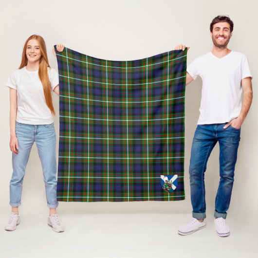 Couverture Polaire Scotts Ferguson Tartan Plaid (En situation)