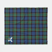 Couverture Polaire Scotts Fletcher Ancien Tartan Plaid (Devant (Horizontal))