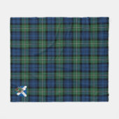 Couverture Polaire Scotts Forbes Tartan Plaid Ancien (Devant (Horizontal))