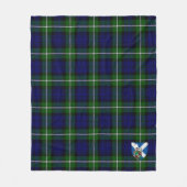 Couverture Polaire Scotts Forbes Tartan Plaid Moderne (Devant)