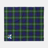 Couverture Polaire Scotts Forbes Tartan Plaid Moderne (Devant (Horizontal))