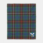 Couverture Polaire Scotts Fraser Chasse Ancien Tartan Plaid (Devant)