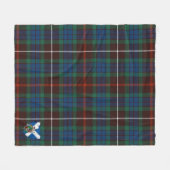 Couverture Polaire Scotts Fraser Chasse Ancien Tartan Plaid (Devant (Horizontal))