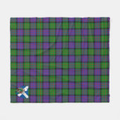 Couverture Polaire Scotts Gillon Tartan Plaid (Devant (Horizontal))